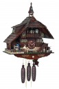 Horloge coucou m&eacute;canique chalet 8 jours 2 &eacute;tages