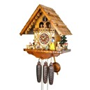 Horloge coucou m&eacute;canique 8 jours Blanche-Neige 40 cm gauche
