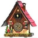 Coucou musical &agrave; poser en bois chalet sorci&egrave;re 22 cm