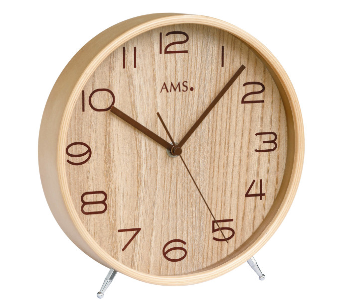 Pendule à poser en bois moderne grand format