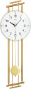 Horloge murale radio-pilot&eacute;e dor&eacute;e en m&eacute;tal