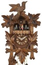 Horloge coucou m&eacute;canique traditionnel 8 jours contour feuilles