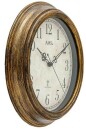 Horloge murale vintage radio-pilot&eacute;e de jardin_profil