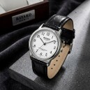 Montre &agrave; quartz ronde Bayard pour homme cadran blanc_details