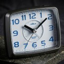 R&eacute;veil &agrave; quartz silencieux gris sonnerie bip-bip crescendo &agrave; r&eacute;p&eacute;tition_details