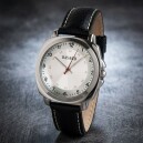 Montre pour homme acier boitier carr&eacute; cadran blanc_details