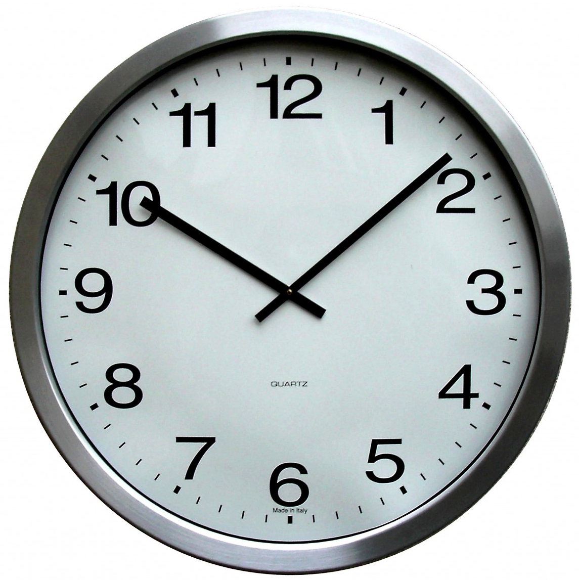 Rétro Horloge Dragonfly Aluminium Blanc B-Ware kuppelglas horloge Silencieux 40 cm 