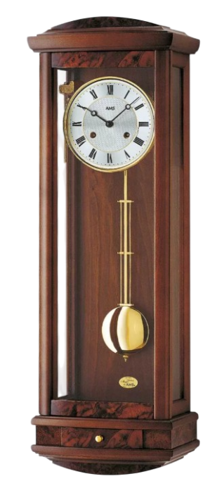 Carillon mécanique en bois de noyer sonnerie Bim Bam