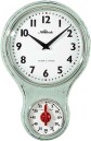 Pendule murale de cuisine vintage verte avec minuterie