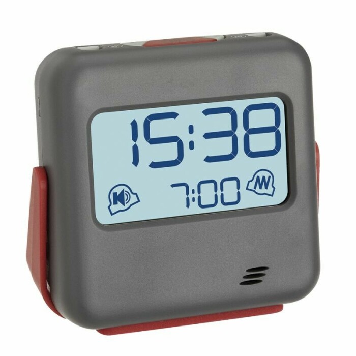 R&eacute;veil de voyage gris vibrant et lumineux