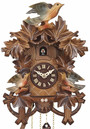 Horloge coucou traditionnel th&egrave;me oiseau_multicolore
