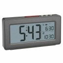 R&eacute;veil digital gris radio-pilot&eacute; double alarme_eclairage