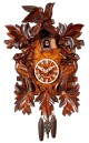 Horloge coucou m&eacute;canique traditionnel th&egrave;me 3 oiseaux