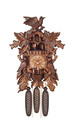 Horloge coucou m&eacute;canique traditionnel 8 jours nid d'oiseau 44 cm