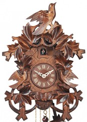 Horloge coucou à piles à mélodie 3 oiseaux