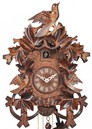 Horloge coucou &agrave; piles &agrave; m&eacute;lodie 3 oiseaux