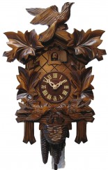 Horloge coucou mécanique traditionnel 8 jours oiseau animés