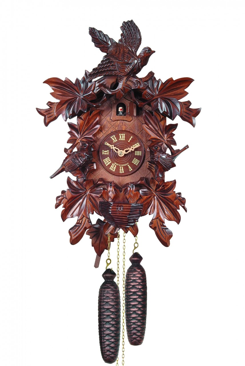 Horloge coucou oiseau en envol