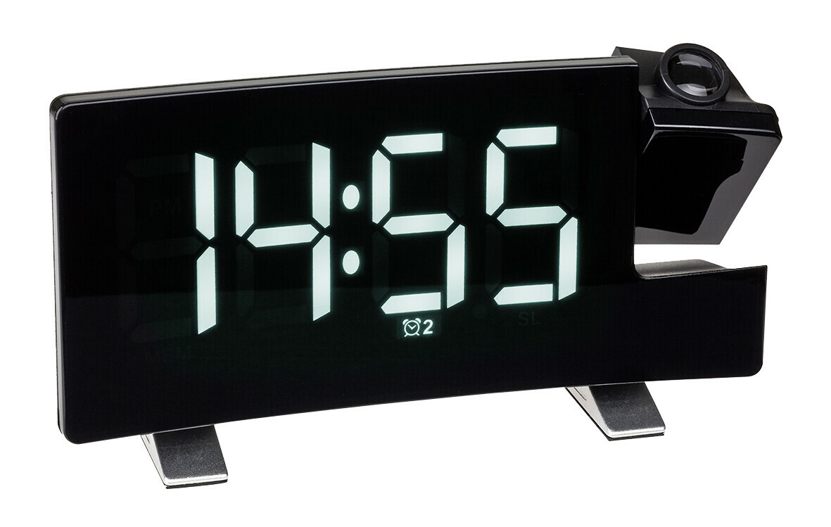 Radio-r&eacute;veil &agrave; leds avec projecteur