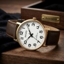 Montre pour homme dor&eacute;e en titane Bayard_details