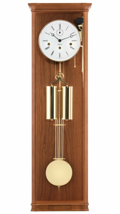 Carillon Westminster régulateur Hermle petit seconde en cerisier