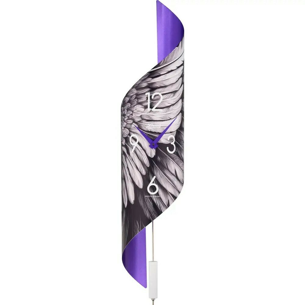 Horloge murale design artistique Hermle aile