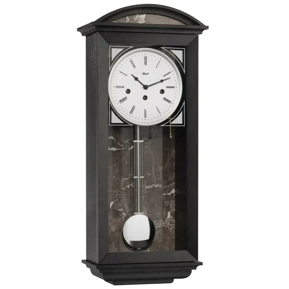 Carillon Westminster r&eacute;gulateur Hermle moderne noir