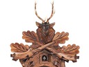 Coucou &agrave; quartz th&egrave;me chasse t&ecirc;te de cerf 26 cm ou 40 cm_zoom t&ecirc;te cerf