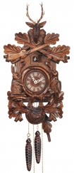 Horloge coucou traditionnel 1 jour thème chasse