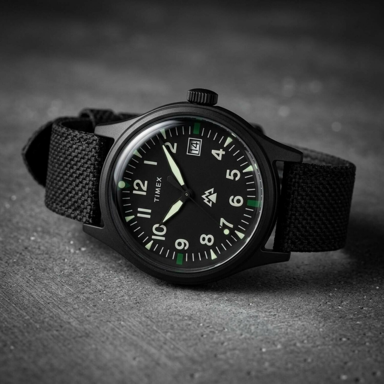 Montre TIMEX Expedition Traprock 43 mm Bracelet tissu anthracite_details