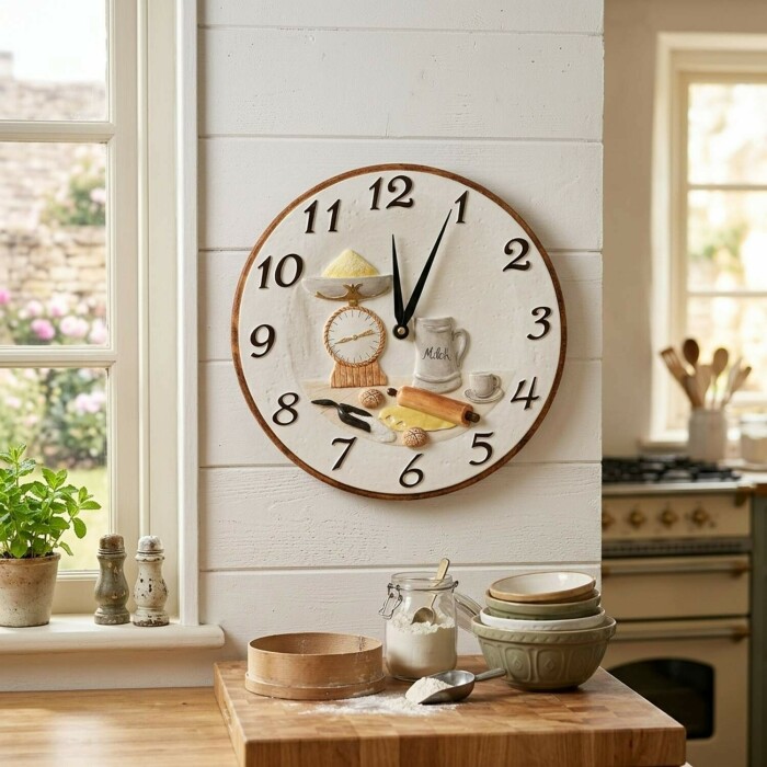 Pendule murale pour cuisine patisserie_lifestyle