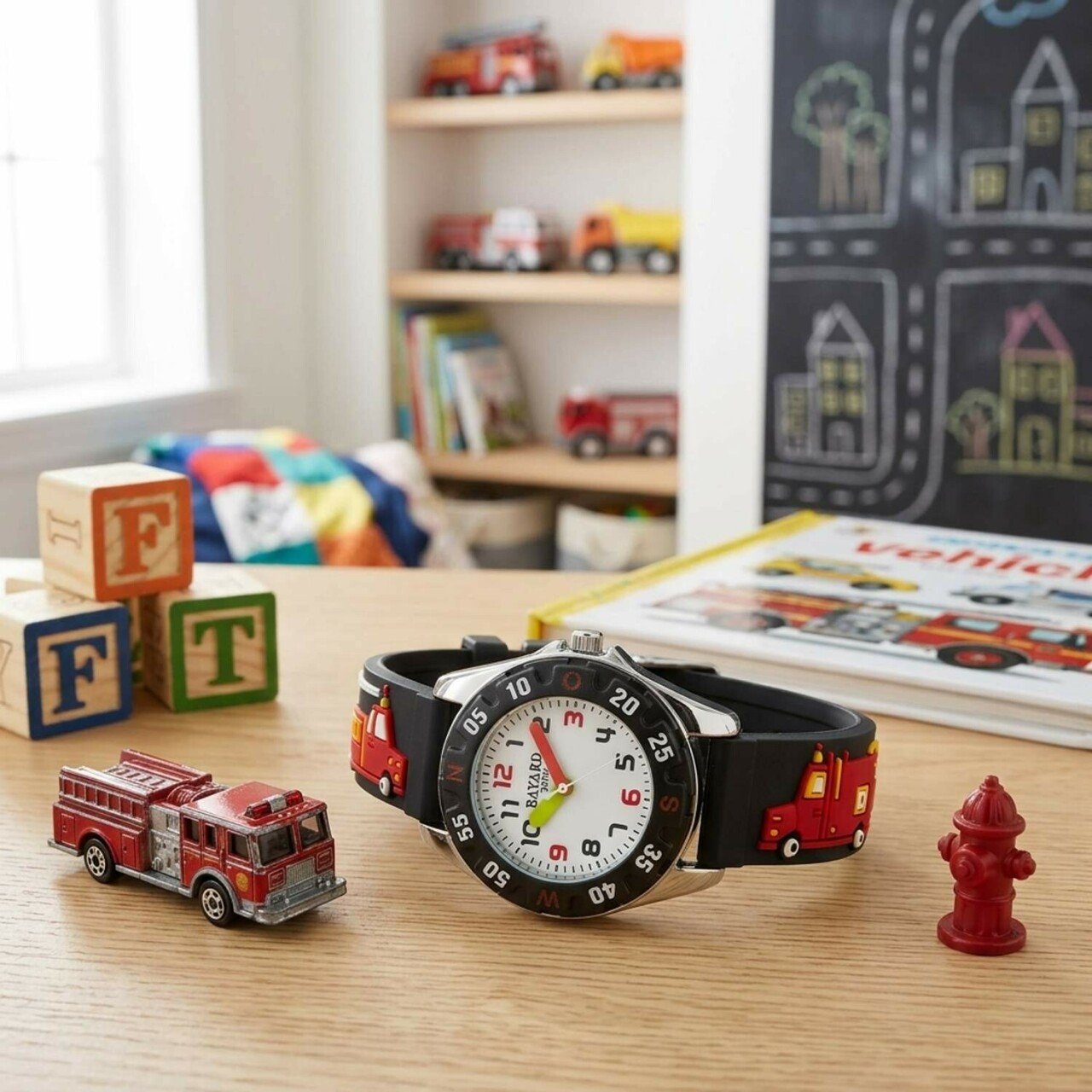 Montre enfant gar&ccedil;on pompier Bayard_lifestyle