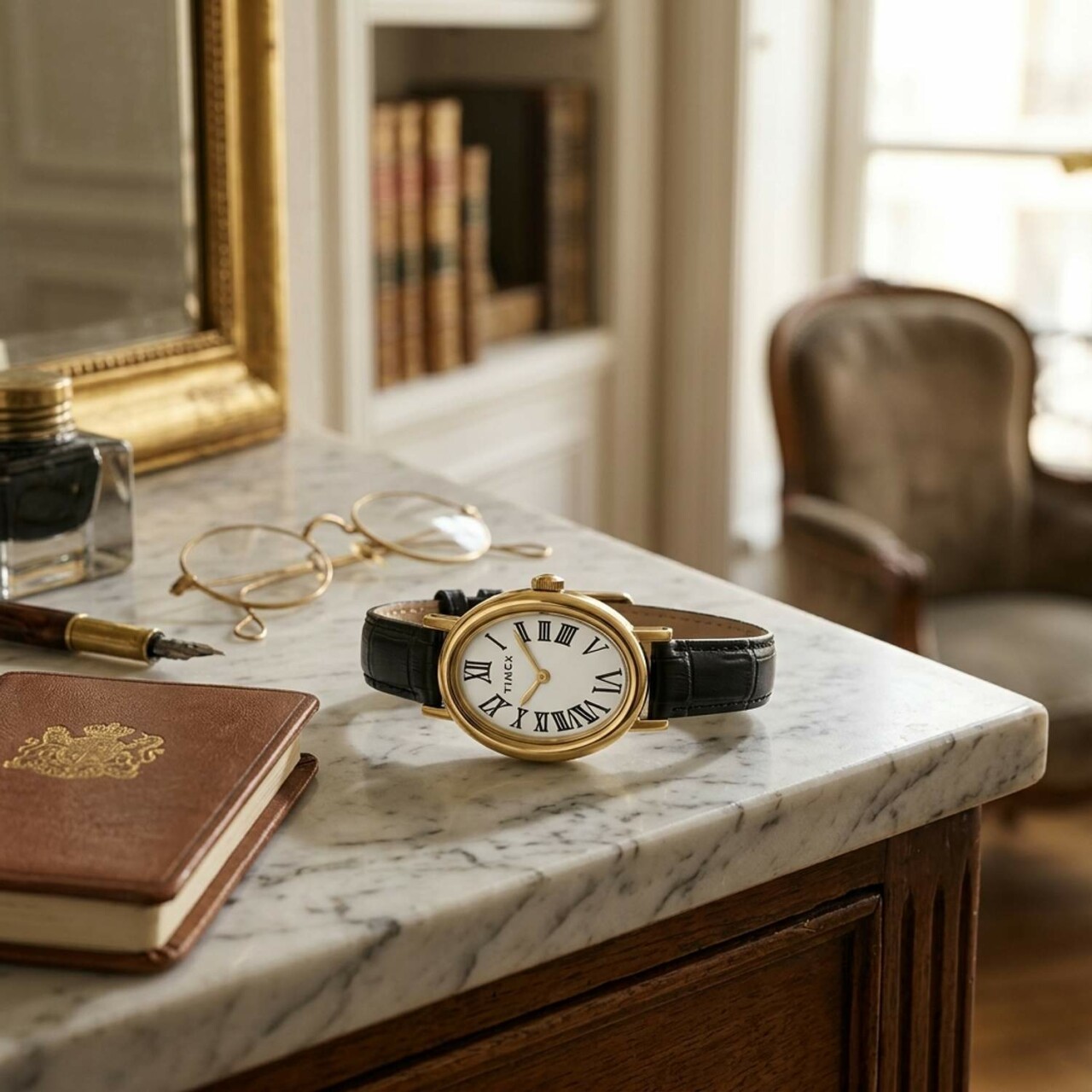 Montre quartz Timex Cavatina dor&eacute;e femme TW2W78300_lifestyle