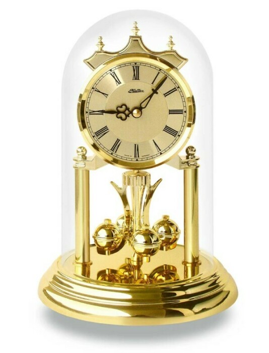 Pendule 400 jours dorée classique chiffres romains