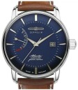 Montre automatique Zeppelin Atlantic r&eacute;serve de marche bracelet cuir pour homme_zoom