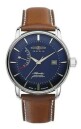 Montre automatique Zeppelin Atlantic r&eacute;serve de marche bracelet cuir pour homme