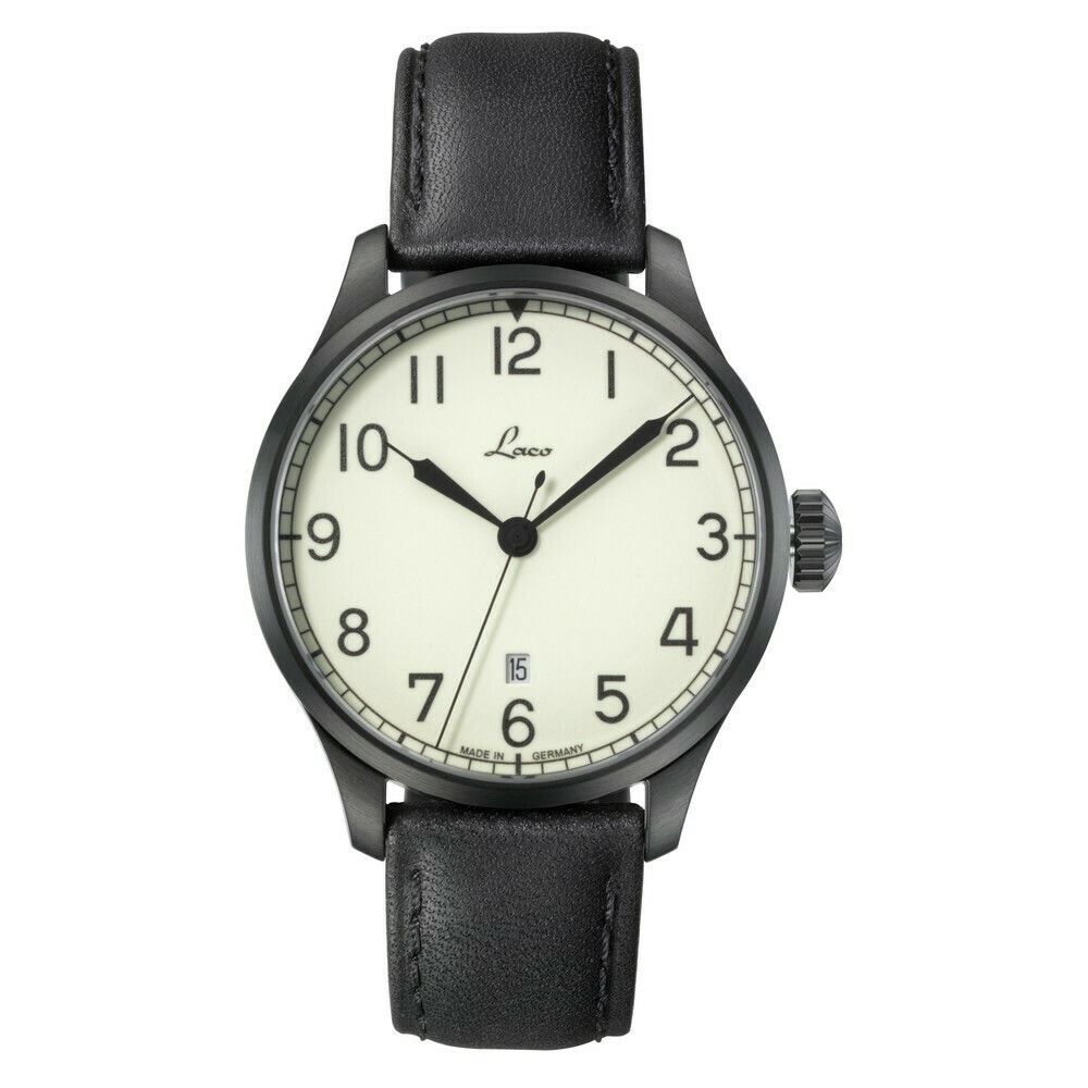 Montre Laco automatique Casablanca PVD noir 861776.2