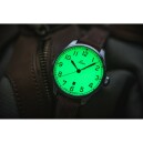 Montre Laco automatique Valencia 39 acier 862090 cadran lumineux