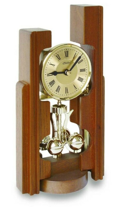 Pendule 400 jours en bois de noyer massif 23 cm