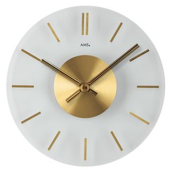 Pendule murale moderne Circular doré