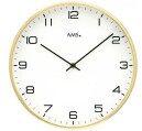 Horloge murale lisible dor&eacute;e &Oslash; 30 cm