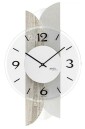 Horloge murale de bureau grise style moderne