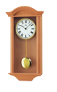 Carillon &agrave; quartz en bois d'aulne
