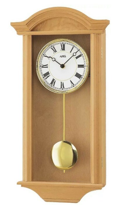 Carillon à quartz en bois d'aulne