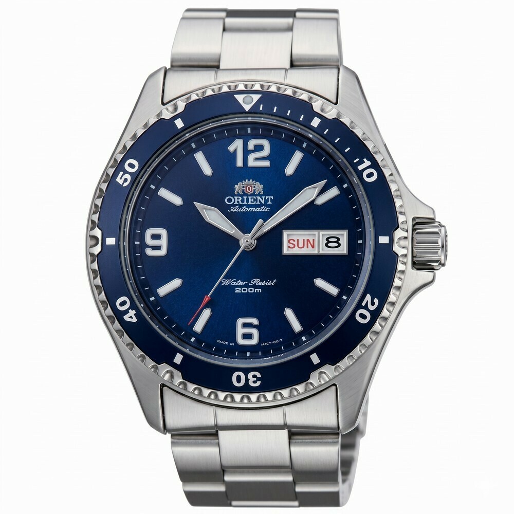 Montre de plong&eacute;e Orient Mako II cadran bleu homme AA02002D