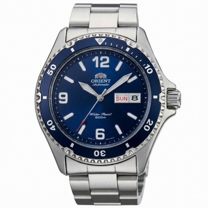 Montre de plong&eacute;e Orient Mako II cadran bleu homme AA02002D
