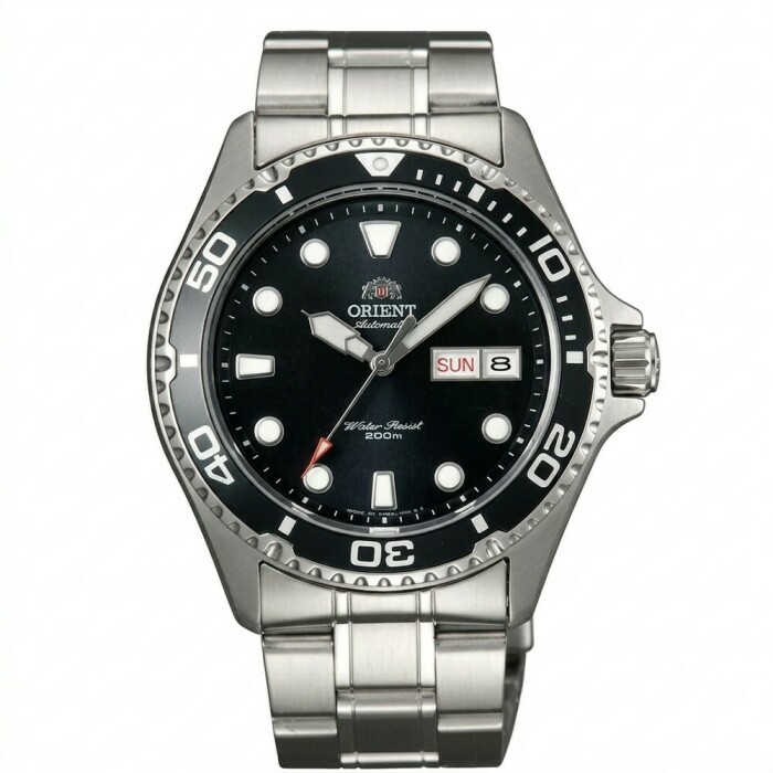 Montre de plong&eacute;e Orient Ray II cadran noir homme AA02004B
