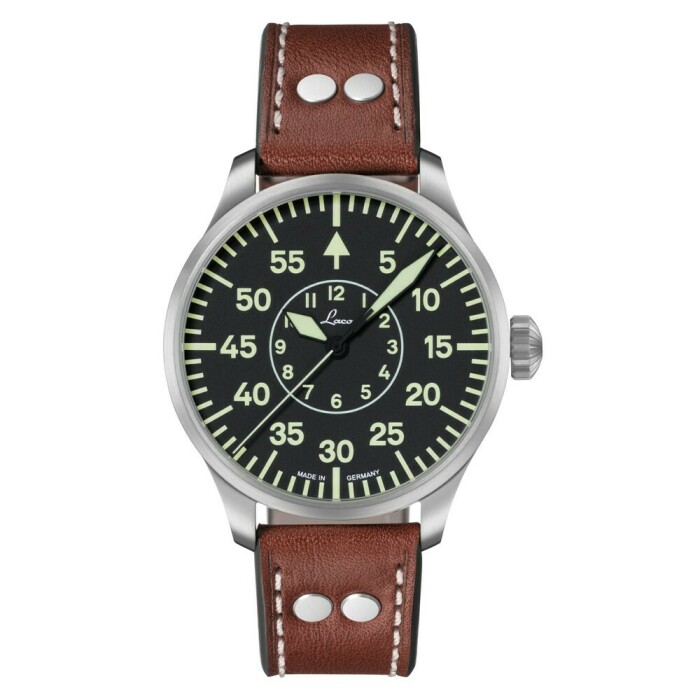 Montre Laco pilote  Aachen 42 acier 861690.2
