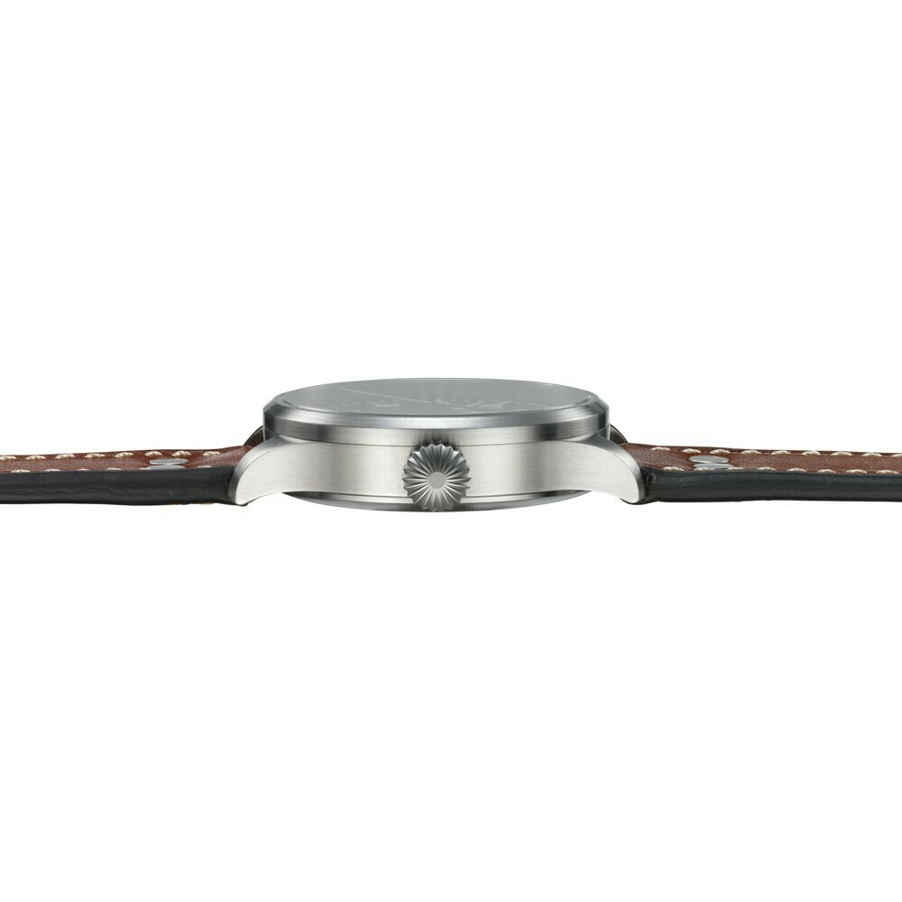 Montre Laco pilote  Aachen 42 acier 861690.2 flanc