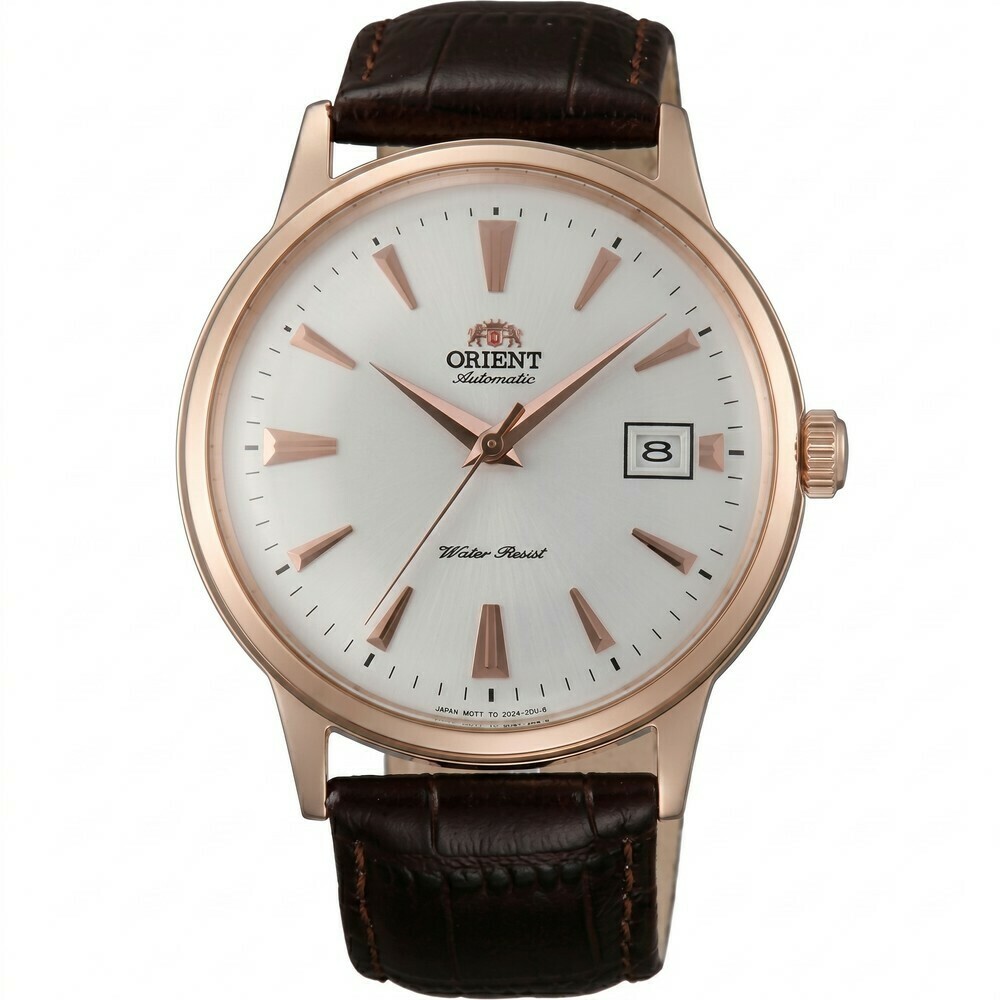 Montre automatique Bambino rose pour homme avec date